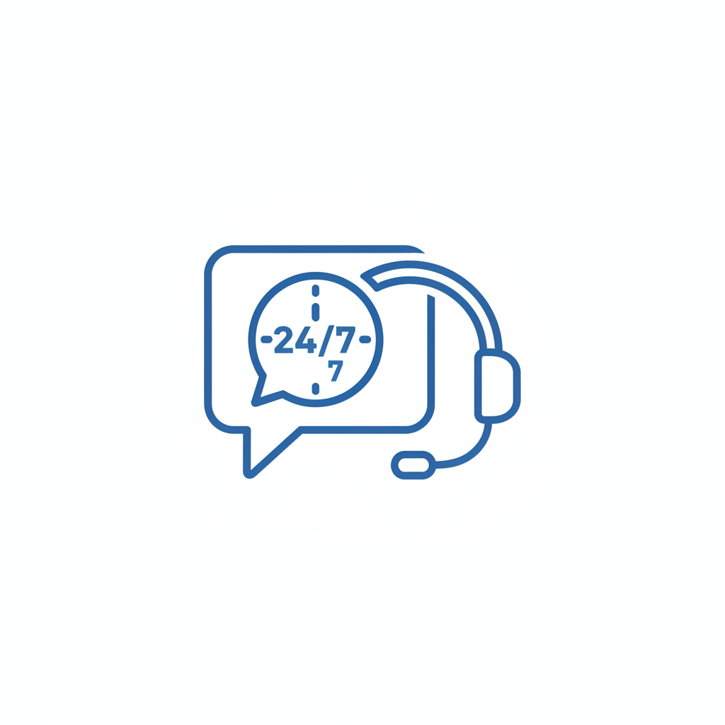 24/7 Support Icon
